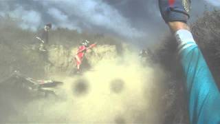 Huge Crash Glen Helen Pile Up WORCS Race 2 [upl. by Iek]