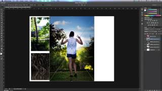 Photo Collage Tutorial in Photoshop CS6 [upl. by Aylward]