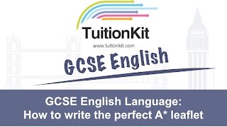 GCSE English Language How to write the perfect leaflet [upl. by Cinimmod]