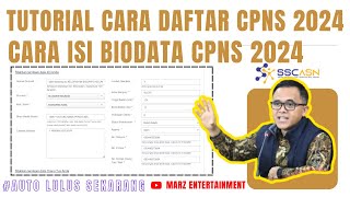 SEGERA DAFTAR CPNS 2024 SEKARANG  TUTORIAL CARA ISI BIODATA CPNS 2024  DAFTAR SEKDIN 2024 [upl. by Josselyn785]