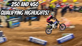 Glendale Supercross 450 Qualifying Highlights  Roczen Anderson Jett Lawrence amp More [upl. by Aliet]