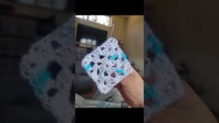 My 15th Crocheted Granny Square [upl. by Shara765]