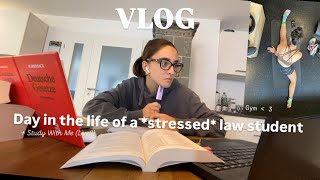 uni Lern VLOG alltag in der klausurenphase im 5 semester jura  Live Study With Me Gym … [upl. by Wernher]