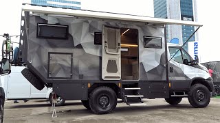 2024 Iveco Daily 4x4 Expedition Camper Van  Interior Exterior Details  Camping amp Caravaning Expo [upl. by Balduin]