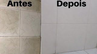 COMO FAZER LIMPEZA EM PISO ENCARDIDO E AMARELADOPRODUTO CASEIROhow to clean grimy floor [upl. by Truscott471]