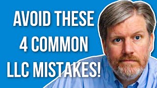 Single Member LLC Mistakes You Should Avoid  4 Biggies [upl. by Datnow]