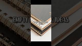 ✨Empty Notebooks ideas part 8✨aesthetic notebooks [upl. by Ellmyer]