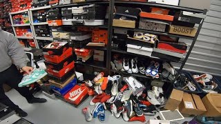 BUYING STORAGE UNIT SNEAKER COLLECTION [upl. by Nirol833]