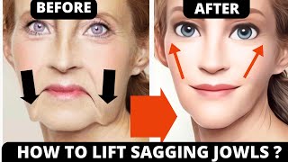 🛑 ANTIAGING FACE LIFTING EXERCISES FOR SAGGING SKIN JOWLS LAUGH LINES FOREHEAD DROOPY EYELIDS [upl. by Ydissak]