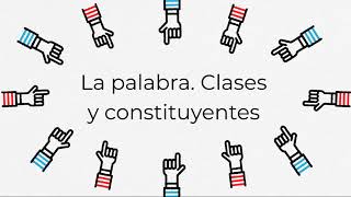 La palabra Clases y constituyentes [upl. by Won]