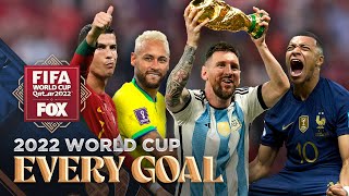 2022 FIFA World Cup Every Goal of the Entire Tournament  FOX Soccer [upl. by Aidaas]