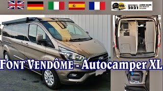 FONT VENDÔME TRIGANO  Autocamper XL  SVDL Paris Le Bourget 2021 19 [upl. by Llennoc]