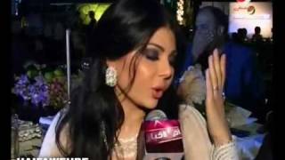 Haifa Wehbe Joins Rotana Akher Al Akhbar Interview [upl. by Nalepka651]