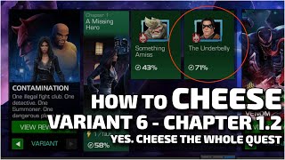 How to CHEESE Variant 6  Quest 12  EASY 100  Marvel Contest of Champions [upl. by Leatrice217]