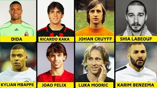 Top 50 FOOTBALLERS With Their SHOCKING Celebrity Lookalikes [upl. by Nameerf252]