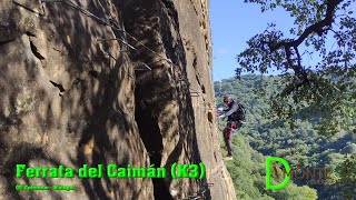 Ferrata del Caiman El Colmenar Málaga [upl. by Atirehgram]