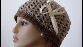 Crochet Shell Beanie [upl. by Kcirred]