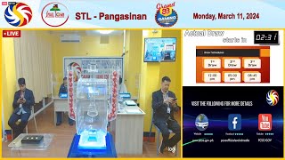 STL Pangasinan result today 3rd draw Live March 11 2024 [upl. by Ddarb]