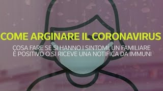 Come arginare il coronavirus cosa fare se si hanno i sintomi un familiare è positivo o si [upl. by Besse]