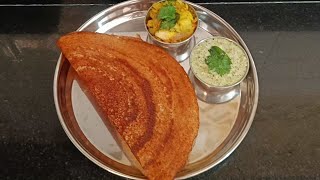 Masala Dosa Aloo palya amp Chatni Recipemasaladosarecipealoodosadosachutneyrecipedosabatterrecipe [upl. by Haswell]