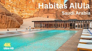 Luxury Desert Villa Resort Habitas Alula Resort Saudi Arabia  Full Experience [upl. by Timus729]