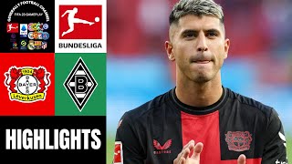 Bayer Leverkusen 04 vs Borussia Mönchengladbach 19Spieltag Bundesliga Highlights [upl. by Nyladnor361]