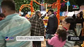 Altares y Desfile de Catrinas  Celebración del Día de Muertos en la Prepa Regional [upl. by Rosalind]