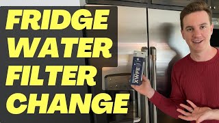 Changing The Water Filter On A Fridge [upl. by Sorgalim]