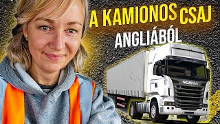 A KAMIONOS CSAJ Angliából a FELIXSTOWEi KONTÉNERkikötő [upl. by Atteram]