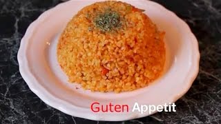 Bulgur Pilav Bulgur Reis  Aylins Recipes [upl. by Pen]