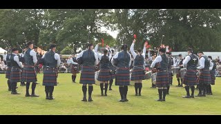 Closkelt Pipe Bands Good Move medley at the 2024 Scottish Championships in Dumbarton [upl. by Tebzil]