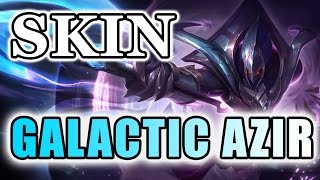 Galactic Azir Skin Spotlight  LOL PBE  Le Swag Galactique  League Of Legends [upl. by Reiser890]