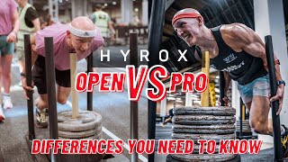 Hyrox Open Vs Pro How Much Harder is it [upl. by Airdnaz721]