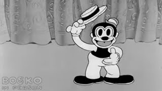 Bosko in Person 1933 Looney Tunes Bosko Cartoon Short Film  Review [upl. by Avis]