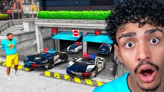 A GARAGEM SECRETA DA POLÍCIA NO GTA 5 [upl. by Gilmer906]