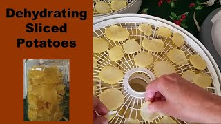 How to Dehydrate Sliced Potatoes  Dehydrating Sliced Russet Potatoes [upl. by Annhoj410]