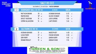 Saltburn CC 1st XI v Normanby Hall CC 1st XI [upl. by Donovan]