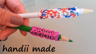 Loom Bands  Stifthaltung Pencil Grip  Anleitung deutsch [upl. by Elysee267]