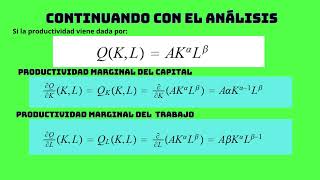 Derivadas parciales Productividad Marginal en Matemáticas con Miguel [upl. by Eedissac470]