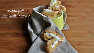 Tortelli alla ricotta fritti di Iginio Massari [upl. by Shanleigh]