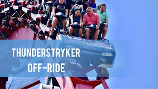 Thunderstriker at Carowinds OffRide Footage no copyright [upl. by Yamauchi]