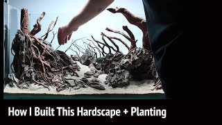 Hardscape Aquarium Setup And Aquascape Timelapse [upl. by Anoirb]