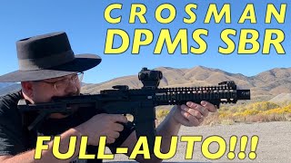 Crosman DPMS SBR… FULLAUTO BB GUN [upl. by Ataliah]