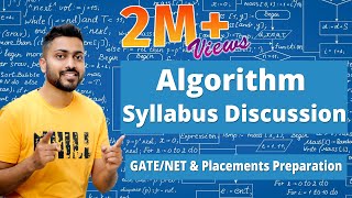 L11 Introduction to Algorithm amp Syllabus Discussion for GATENET amp Placements Preparation  DAA [upl. by Gregson]