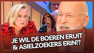 WOESTE Timmermans op zijn PLEK GEZET De boeren eruit amp ASIELZOEKERS erin [upl. by Aitnwahs752]