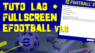 eFootball 2022 v10  OPTIMISATION DU JEU SUR PC [upl. by Cornia]