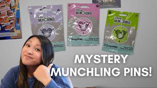 DISNEY PIN UNBOXING  Mystery Munchlings  DisneyPins [upl. by Memory]