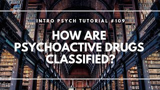 How Are Psychoactive Drugs Classified Intro Psych Tutorial 109 [upl. by Whiney]