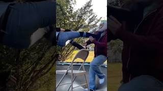 Claymore Kick Drew OMG WWE Moves Trampoline Fake Body funny wwe wwewrestler wrestlingmove [upl. by Kaitlin99]