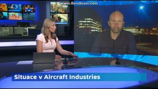 TV Media  Situace v Aircraft Industries [upl. by Ojahtnamas]